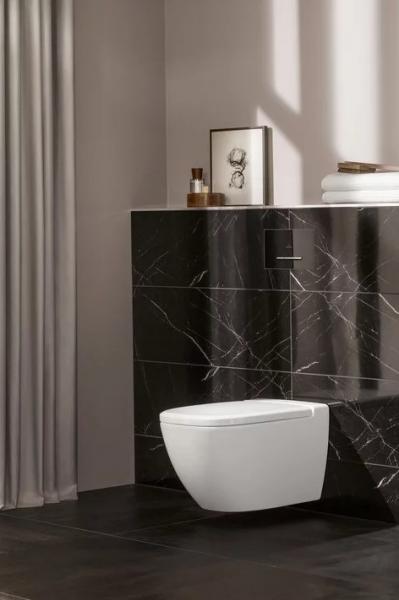 Villeroy & Boch Antheus Rimless v&aelig;gh&aelig;ngt toilet m/Ceramic+ - Hvid