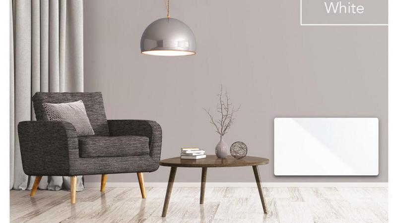 Nobø glas front 40 t/ 750W - Hvid Nobø glas front 40 t/ 750W - Hvid