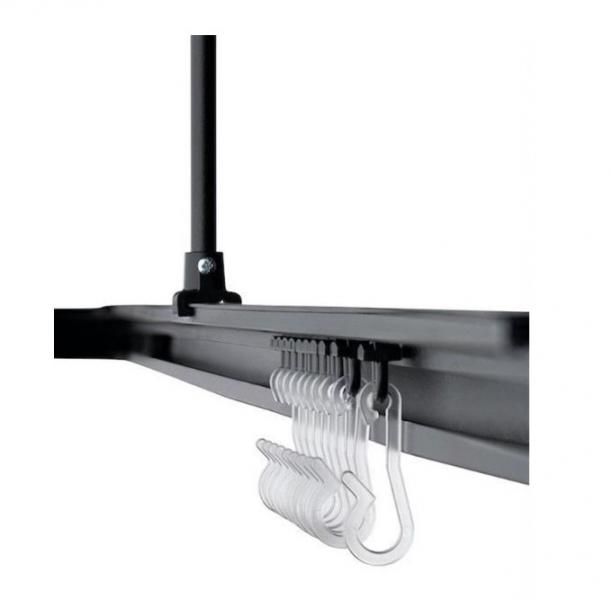 Leijma Stabil forhængsskinne - 90 x 170 - Mat sort Leijma Stabil forhængsskinne - 90 x 170 - Mat sort