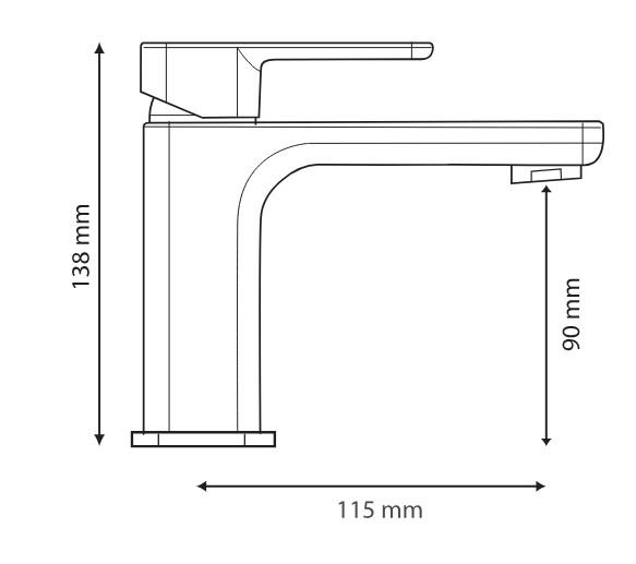 Hafa Smooth h&aring;ndvaskbatteri