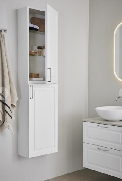 Hafa Grace kompakt højskab - Mat hvid ramme Hafa Grace kompakt højskab - Mat hvid ramme