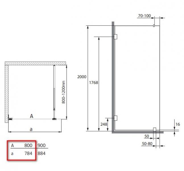 Hafa Infinity Lace brusevæg 80 - Sort Hafa Infinity Lace brusevæg 80 - Sort