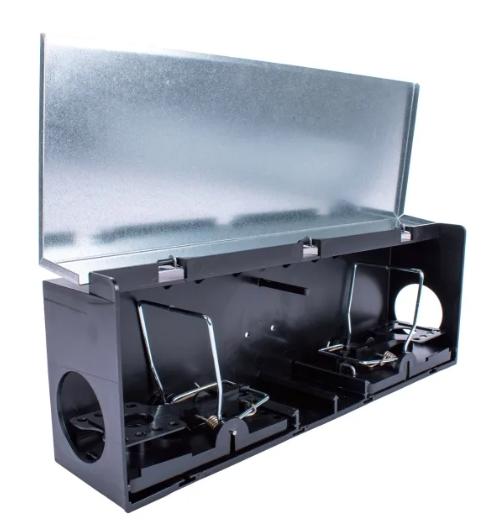 Camro dobbeltkasse med 2 Snap rotteklapf&aelig;lder, komplet