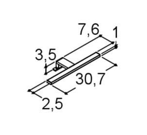 Dansani Mido Libra LED lampe - Krom Dansani Mido Libra LED lampe - Krom