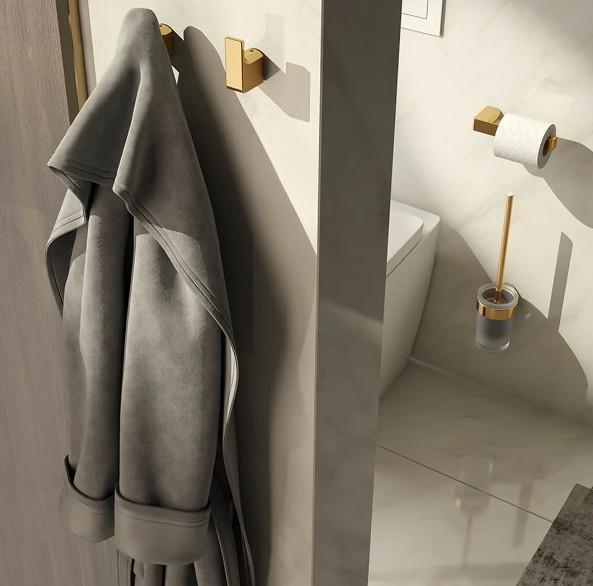 Hefe Piren h&aring;ndkl&aelig;dekrog - 2 stk - B&oslash;rstet messing