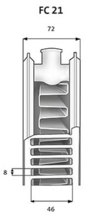 Purmo Plan Compact FC21-500-400 mm - 5 kvm