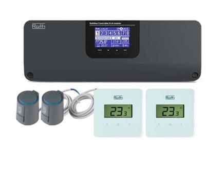 Roth Touchline SL trådløs gulvvarmestyring - 2 kredse Roth Touchline SL trådløs gulvvarmestyring - 2 kredse