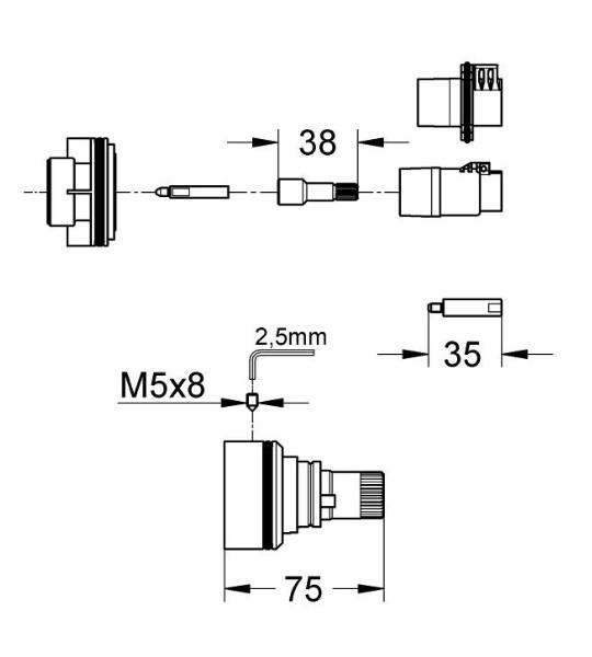 Grohe forl&aelig;ngelse