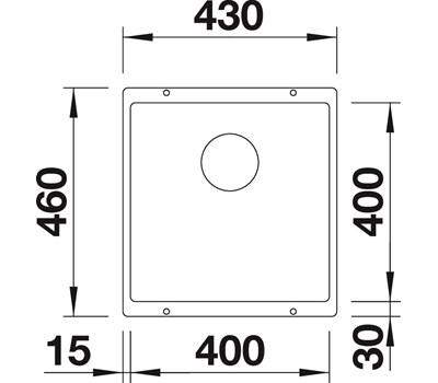 Blanco Subline 400-U k&oslash;kkenvask - Hvid