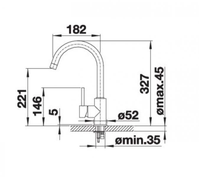 Blanco Mida k&oslash;kkenarmatur - Soft-white