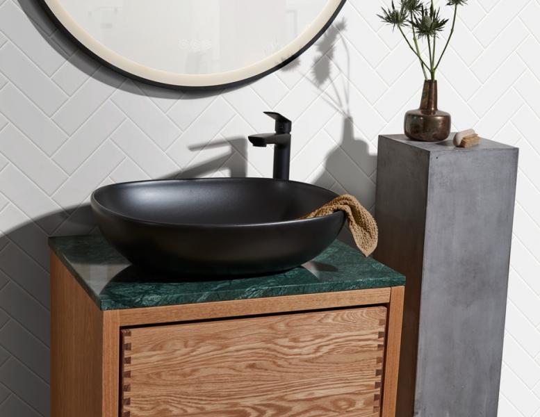 Cassøe 50 fritstående bowlevask - Uden overløb - Mat grå Cassøe 50 fritstående bowlevask - Uden overløb - Mat grå