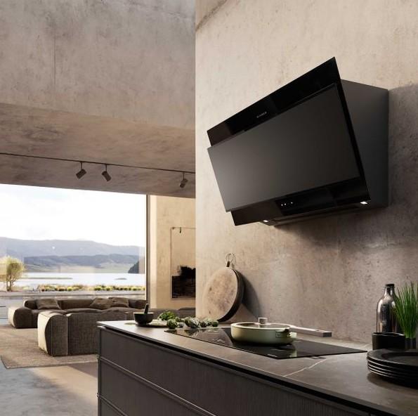 Eico True Double Black F80 emhætte til vægmontering - Sort Eico True Double Black F80 emhætte til vægmontering - Sort