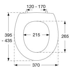 Pressalit Selandia (tr&aelig;) toilets&aelig;de - Mahogni