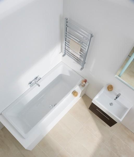 Strømberg Quantum badekar t/indbygning - 180 x 80 - 2 ryglæn Strømberg Quantum badekar t/indbygning - 180 x 80 - 2 ryglæn