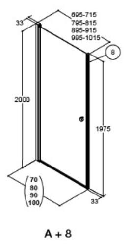 Dansani Match A71 brused&oslash;r - Klar glas/matkrom