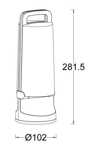 Lutec Dragonfly Solar bordlampe m/solceller - Hvid Lutec Dragonfly Solar bordlampe m/solceller - Hvid