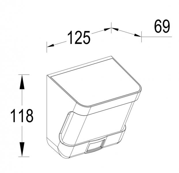 Lutec Try Solar udendørs væglampe m/solceller og sensor - Mat sort Lutec Try Solar udendørs væglampe m/solceller og sensor - Mat sort