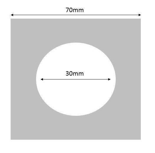 Grohe firkantet roset - Børstet warm sunset Grohe firkantet roset - Børstet warm sunset