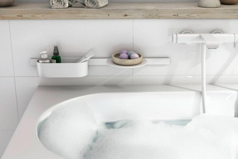 Hansgrohe WallStoris s&aelig;t til badekar - Mat sort