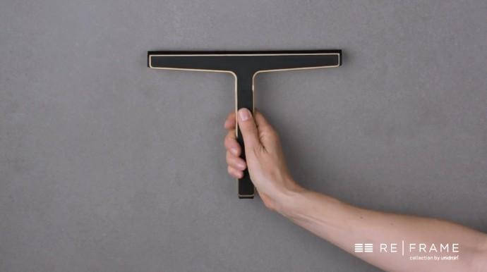 Unidrain ReFrame bruseskraber - Poleret st&aring;l