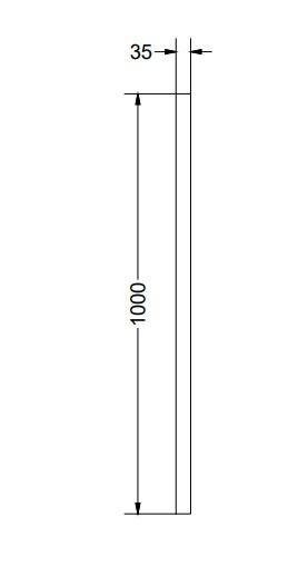Sanibell Proline spejl &Oslash;100 - Mat sort