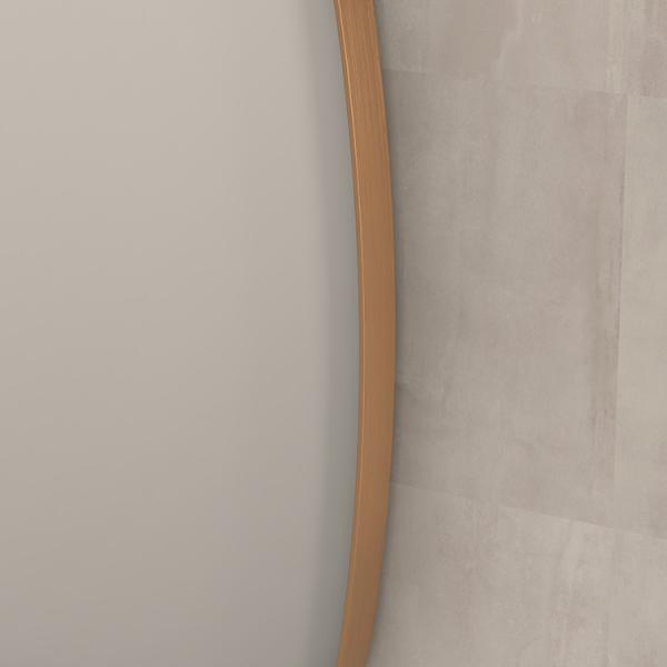 Sanibell Ink SP29 superellipse spejl m/ramme 50 x 100 cm - Børstet kobber Sanibell Ink SP29 superellipse spejl m/ramme 50 x 100 cm - Børstet kobber