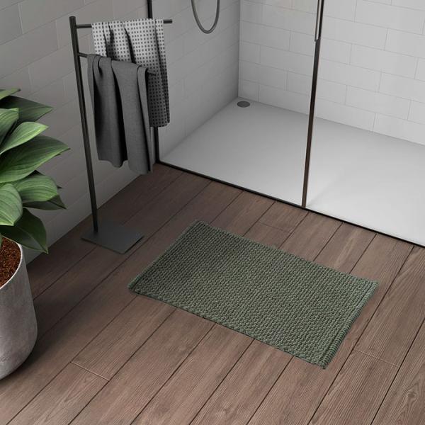 Hefe Knot badem&aring;tte 50 x 80 cm - Gr&oslash;n