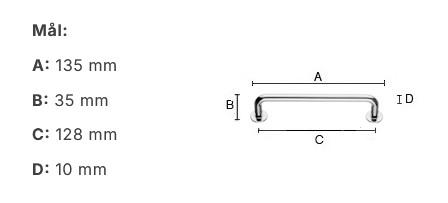 Beslagsboden b&oslash;jlegreb BB6271 - Mat sort
