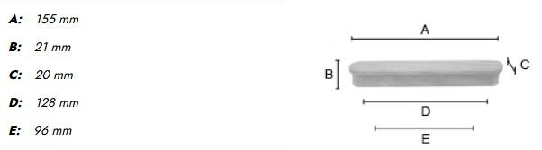 Beslagsboden BB6411 møbelgreb i træ - Sort ask Beslagsboden BB6411 møbelgreb i træ - Sort ask