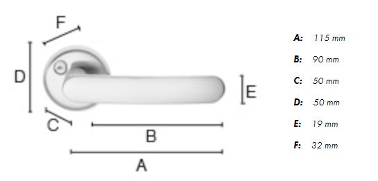 Beslagsboden Basic indend&oslash;rs d&oslash;rgreb B727 - Mat sort