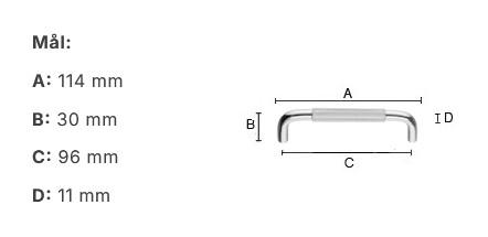 Beslagsboden B650 møbelgreb m/crystal cut detaljer - Børstet messing Beslagsboden B650 møbelgreb m/crystal cut detaljer - Børstet messing