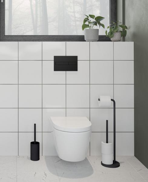 Beslagsboden tilbehørspakke til toilet t/gulv - Hvid Beslagsboden tilbehørspakke til toilet t/gulv - Hvid