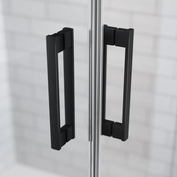 Strømberg Slide 22 skydedør nicheløsning 1000 mm - Mat sort Strømberg Slide 22 skydedør nicheløsning 1000 mm - Mat sort