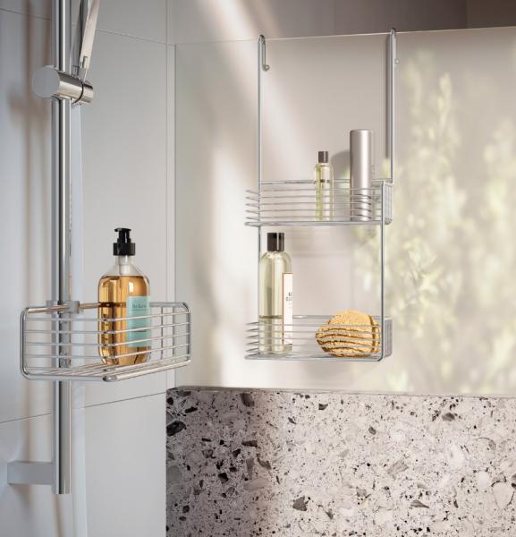 Smedbo Sideline dobbelt brusekurv - H&aelig;ngende - Krom