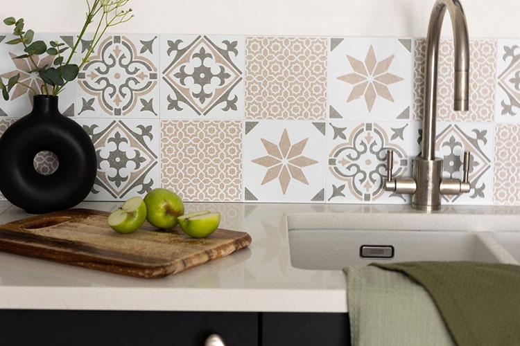 D-C-fix selvklæbende fliser til væg - Alia olive D-C-fix selvklæbende fliser til væg - Alia olive