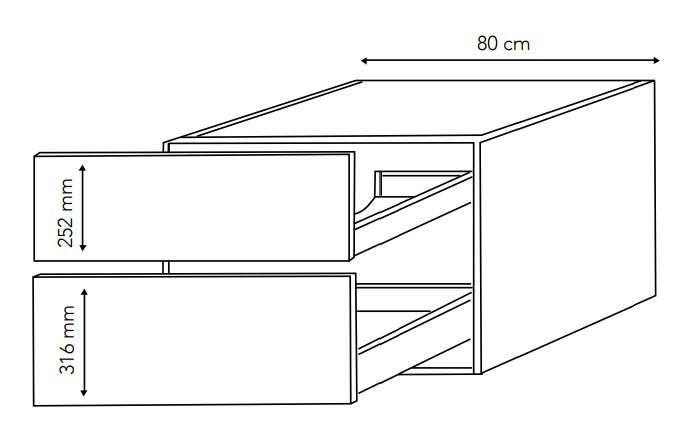 Cassøe Soft 80 møbelsæt - Mat sort Cassøe Soft 80 møbelsæt - Mat sort