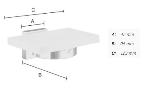 Smedbo House s&aelig;besk&aring;l til v&aelig;g - Krom
