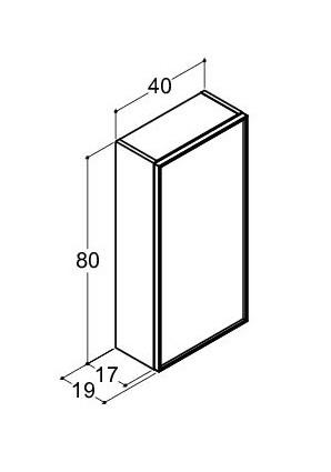 Dansani Luna Urban overskab - Venstreh&aelig;ngslet - Varm eg/Sort ramme