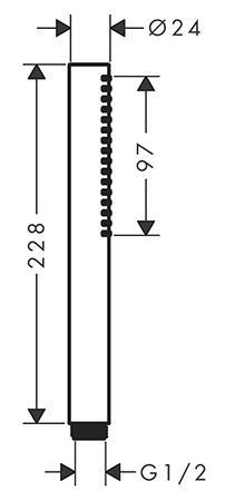 hansgrohe DuoTurn Tecturis komplet badekararmatur t/indbygning - Krom hansgrohe DuoTurn Tecturis komplet badekararmatur t/indbygning - Krom