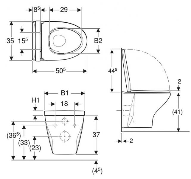 Ifö Spira Style Rimless toiletpakke inkl. sæde m/SoftClose, cisterne og betjening i hvid Ifö Spira Style Rimless toiletpakke inkl. sæde m/SoftClose, cisterne og betjening i hvid