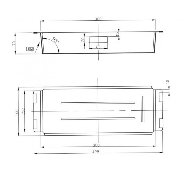 Lavabo Kubus skylleskål - Shadow (PVD) Lavabo Kubus skylleskål - Shadow (PVD)