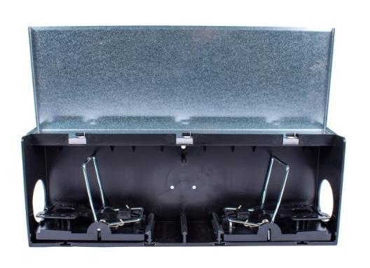 Camro dobbeltkasse med 2 Snap rotteklapf&aelig;lder, komplet