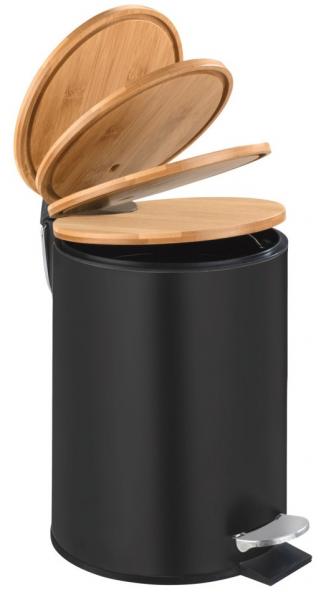 Wenko Bambusa tilbeh&oslash;rspakke til bad - Bambus/sort