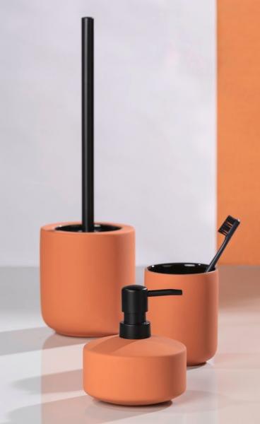 Wenko Avellino keramik toiletbørste - Terracotta Wenko Avellino keramik toiletbørste - Terracotta
