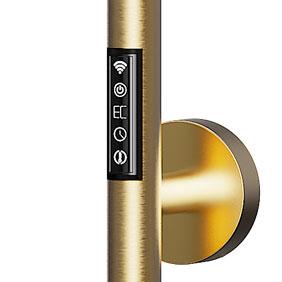 TVS Plus 1 håndklædetørrer m/WiFi - 1500 x 85 - Børstet guld/messing TVS Plus 1 håndklædetørrer m/WiFi - 1500 x 85 - Børstet guld/messing