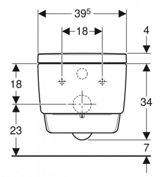 Geberit AquaClean Mera Classic væghængt bidettoilet - NY - KeraTect Geberit AquaClean Mera Classic væghængt bidettoilet - NY - KeraTect