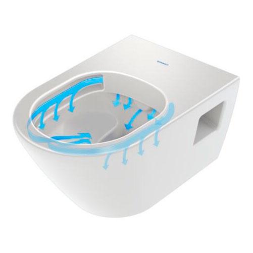 Duravit D-Neo væghængt toilet rimless inkl. sæde m/SoftClose og QuickRelease Duravit D-Neo væghængt toilet rimless inkl. sæde m/SoftClose og QuickRelease