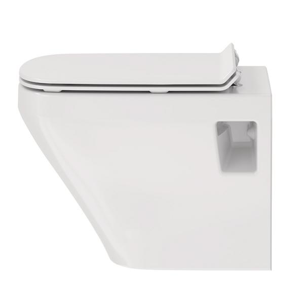 Duravit DuraStyle Compact Rimless v&aelig;gh&aelig;ngt toilet inkl. s&aelig;de