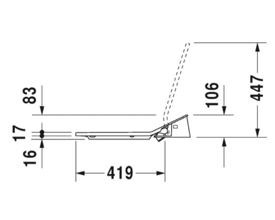 Duravit Sensowash Slim bidetsæde til Durastyle Duravit Sensowash Slim bidetsæde til Durastyle