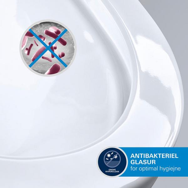 Grohe Euro 60 håndvask 2.0 t/væg - Uden overløb - HyperClean Grohe Euro 60 håndvask 2.0 t/væg - Uden overløb - HyperClean